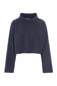 SHORT PULLOVER - 1372 - EVENING BLUE