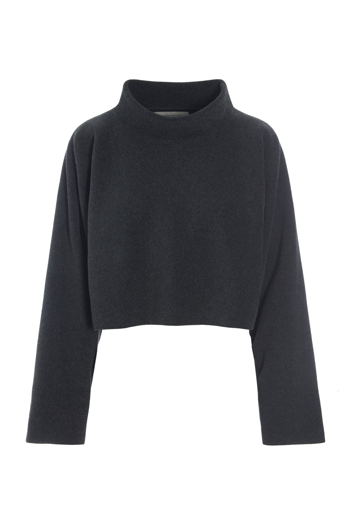 HENRIETTE STEFFENSEN COPENHAGEN SHORT PULLOVER - 4172 BLUSER SOFT BLACK 914