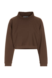 SHORT PULLOVER - 71016 - CHOCOLATE