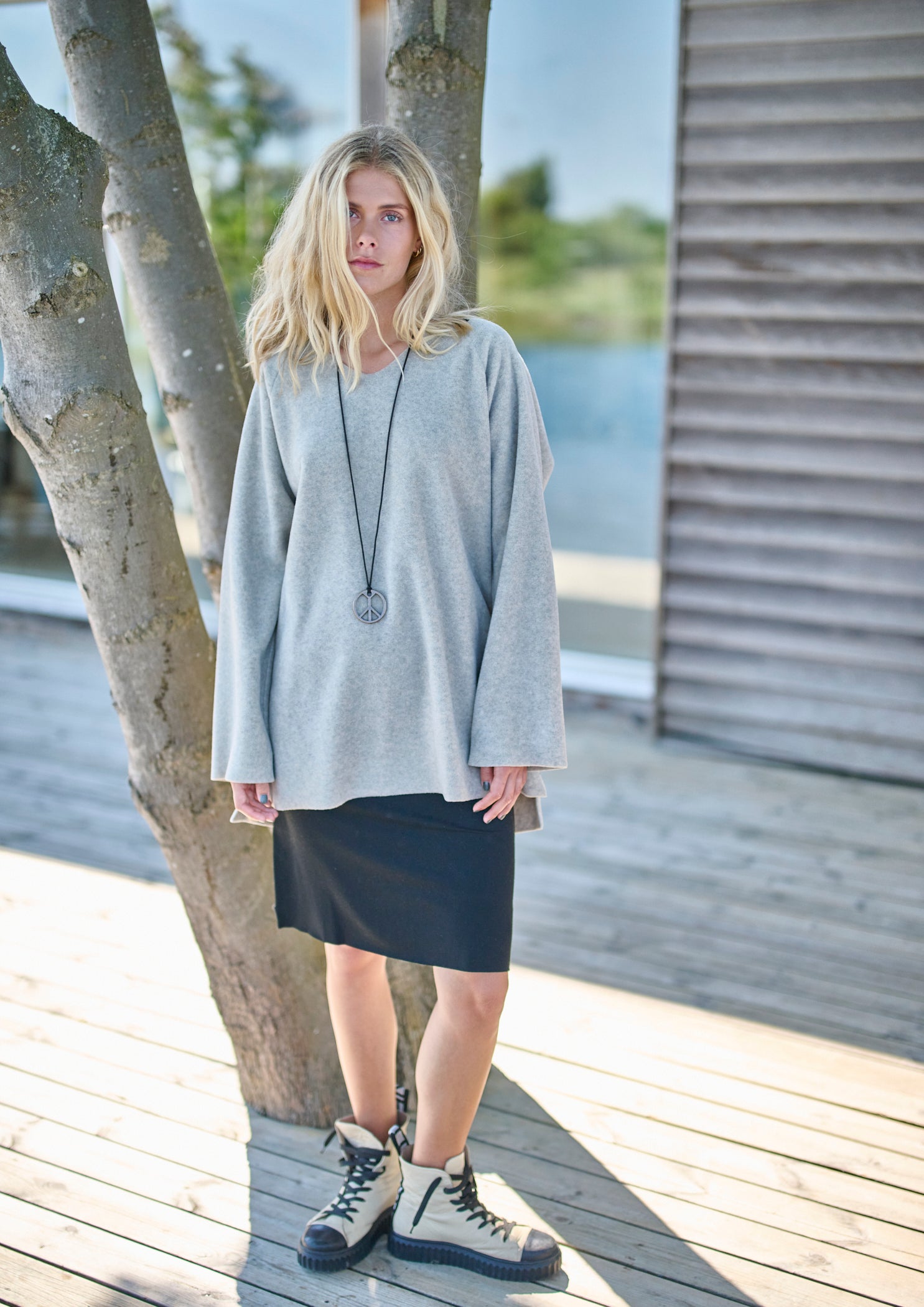 HENRIETTE STEFFENSEN COPENHAGEN SKIRT - 98045 NEDERDELE BLACK 900
