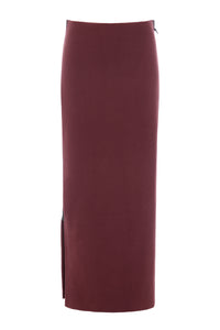 SKIRT LONG - 3227 - BORDEAUX