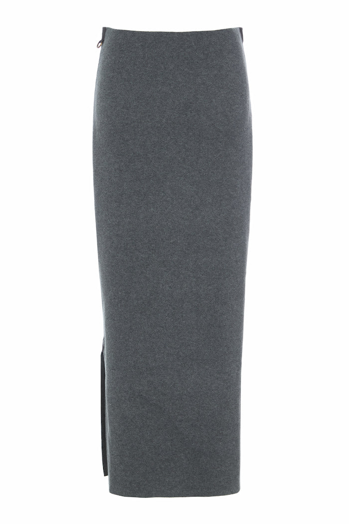 HENRIETTE STEFFENSEN COPENHAGEN SKIRT LONG - 3227 NEDERDELE GREY 905