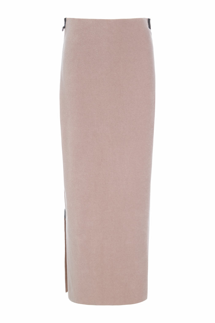 HENRIETTE STEFFENSEN COPENHAGEN SKIRT LONG - 3227 NEDERDELE NUDE 401