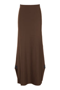 SKIRT LONG - 73012 - CHOKOLATE