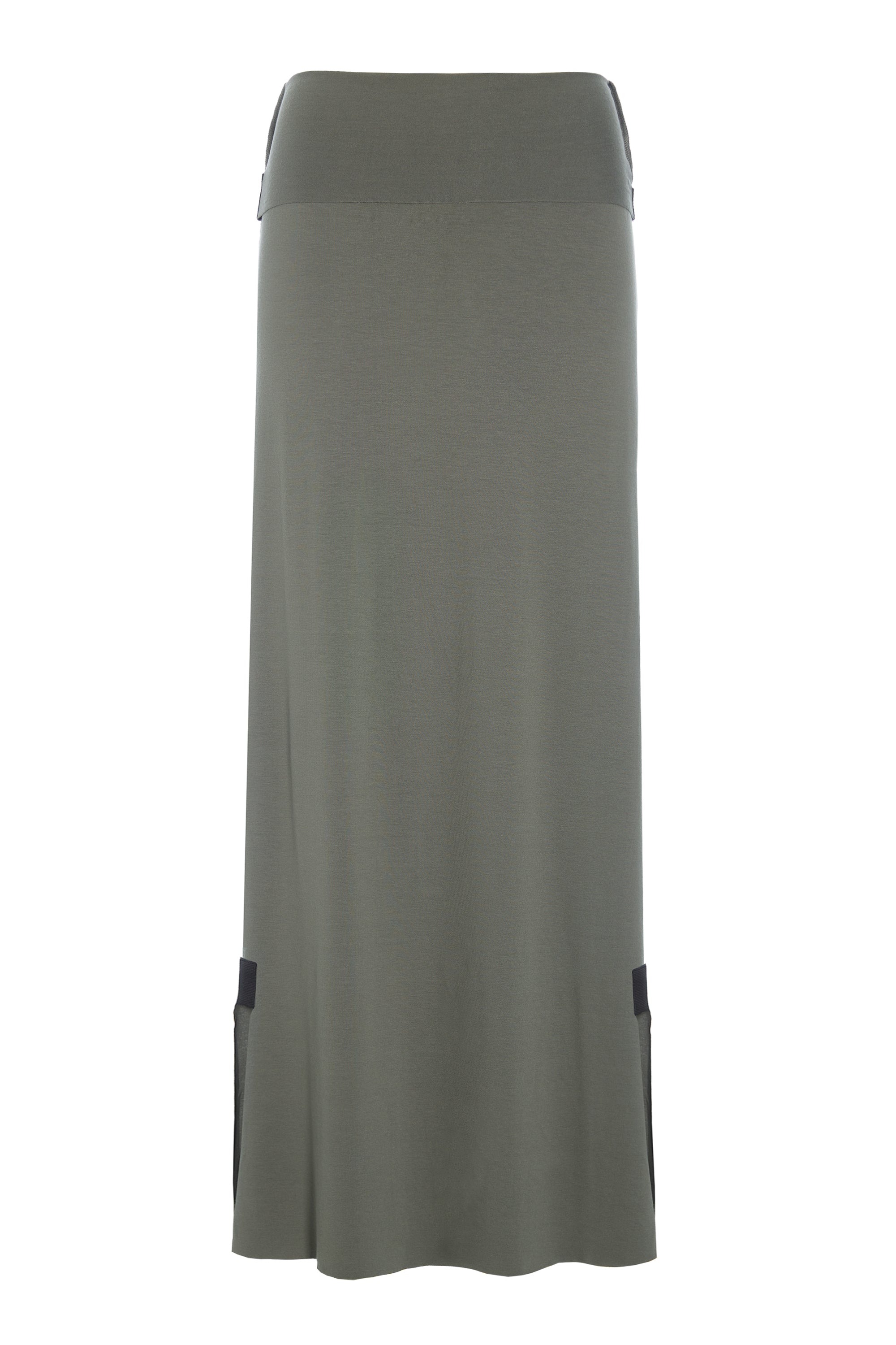 HENRIETTE STEFFENSEN COPENHAGEN SKIRT LONG - 98033 NEDERDELE DUSTY GREEN 609