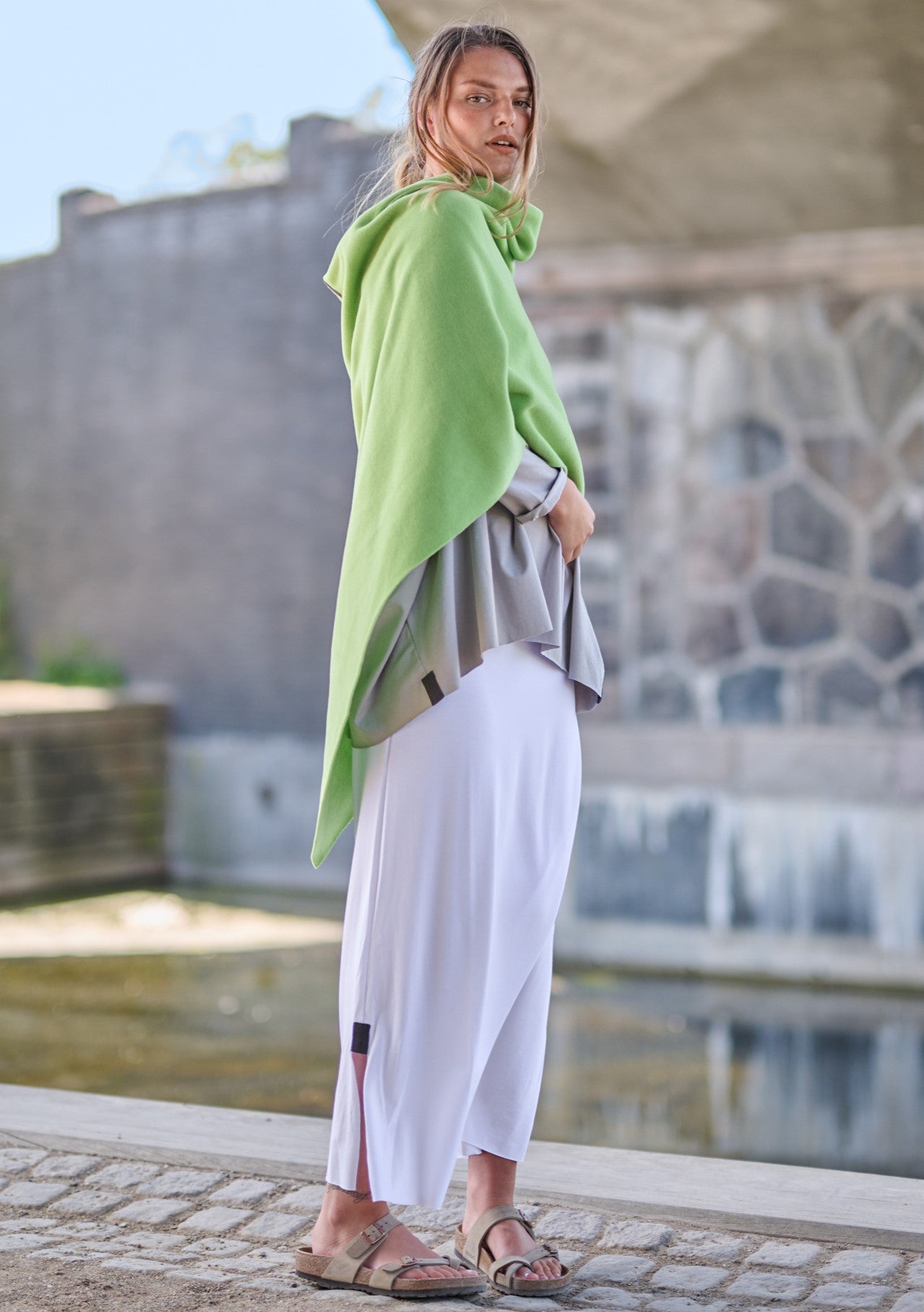 HENRIETTE STEFFENSEN COPENHAGEN SKIRT LONG - 98033 NEDERDELE WHITE 816