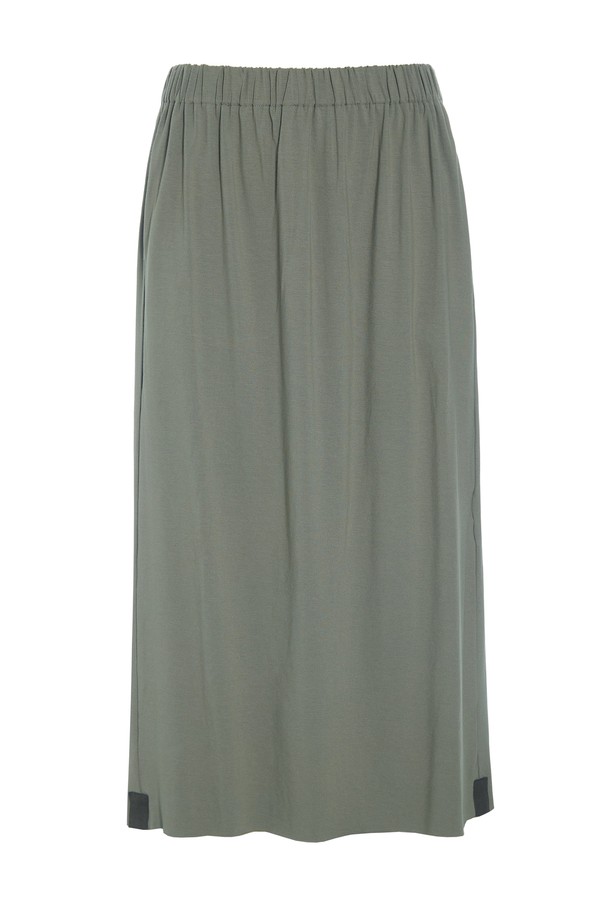 HENRIETTE STEFFENSEN COPENHAGEN SKIRT W/POCKETS - 98065 NEDERDELE DUSTY GREEN 609