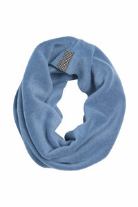 SNOOD SCARF - 1043C - DUSTY BLUE
