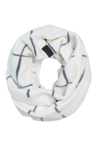 SNOOD SCARF - 4074P - CHECK PRINT