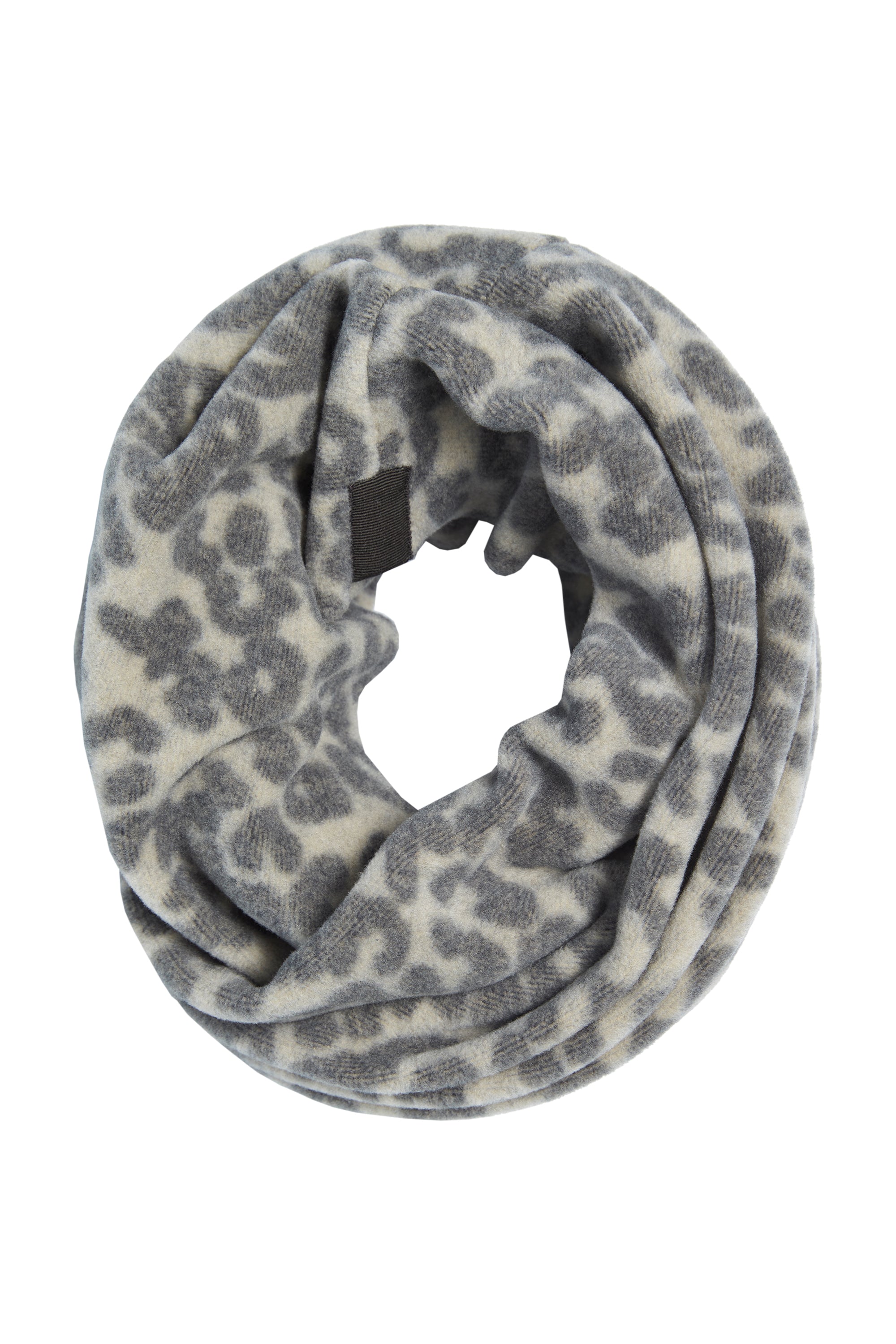 HENRIETTE STEFFENSEN COPENHAGEN SNOOD SCARF - 4074P SCARFS LEOPARD grey 105