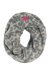 SNOOD SCARF - 4074P - LEOPARD pink