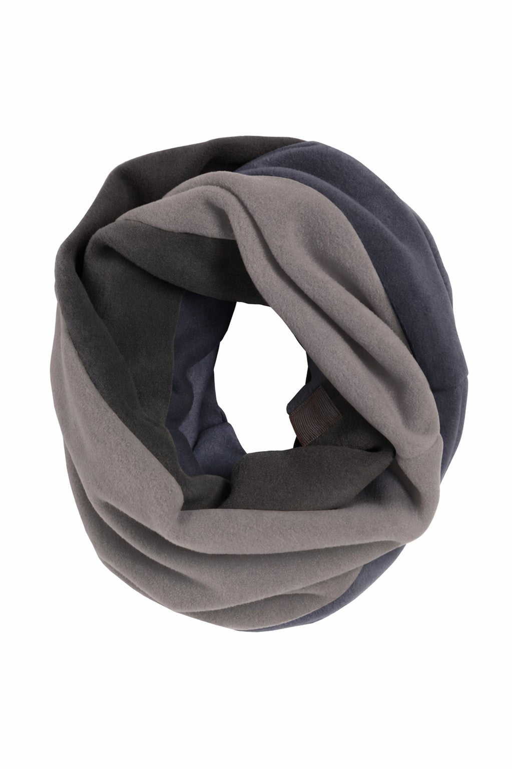 HENRIETTE STEFFENSEN COPENHAGEN SNOOD SCARF PATCH - 4093 SCARFS EVENING BLUE/CHOCOLATE/ELEPH 322