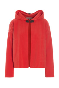 SPORTY CARDIGAN - 7158 - TOMATO