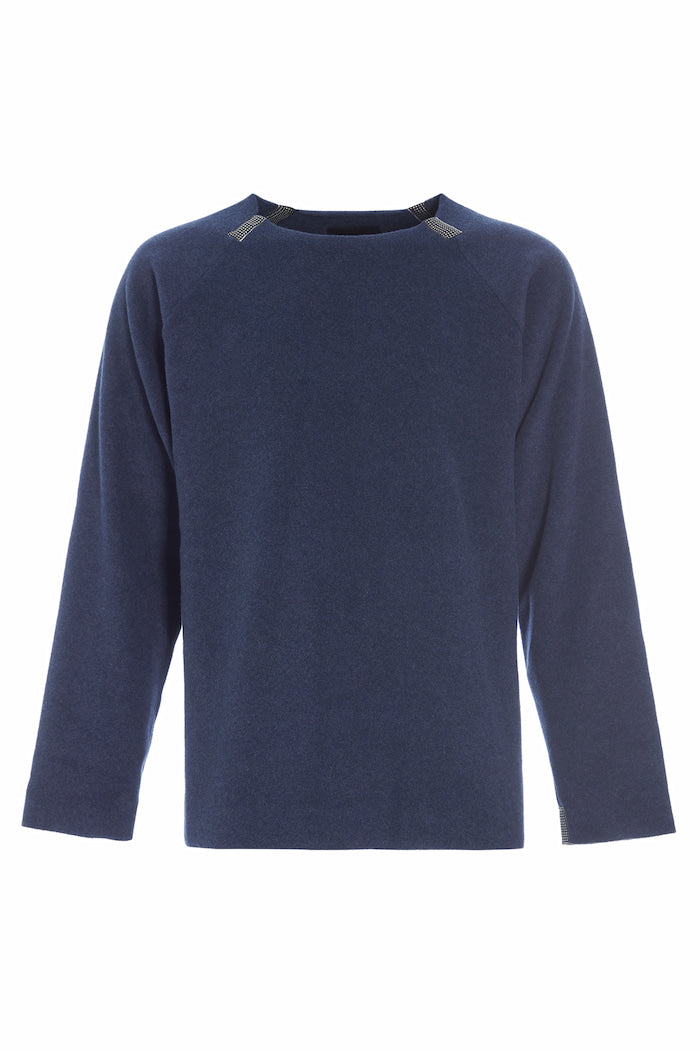 CARL BY STEFFENSEN COPENHAGEN SWEATER LOOSE FIT - 1010C BLOUSES & SWEATERS DENIM 767