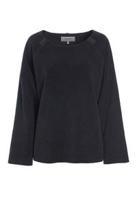 SWEATER LOOSE FIT - 1290 - SOFT BLACK
