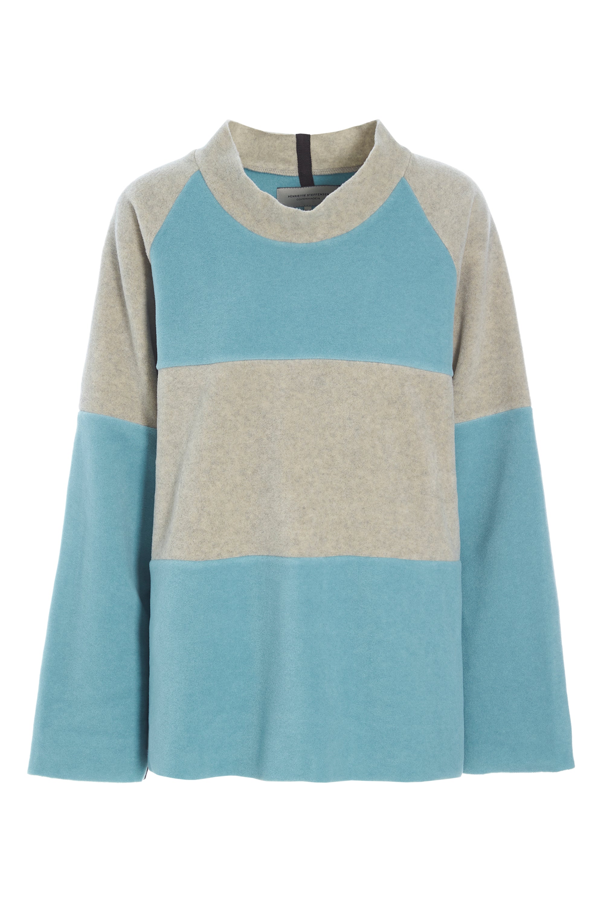 HENRIETTE STEFFENSEN COPENHAGEN SWEATER LOOSE FIT - 1357 BLUSER SALVIE/SAND 691
