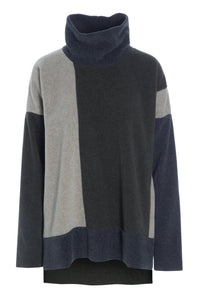 SWEATER NO WASTE - 1340 - DEEP BLUE/SAND/FORREST