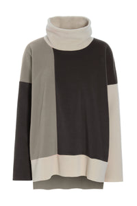 SWEATER PATCH - 1380 - CHOCOLATE/ELEPH/KIT