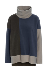 SWEATER PATCH - 1380 - EVENING BLUE/CHOCOLATE/ELEPH
