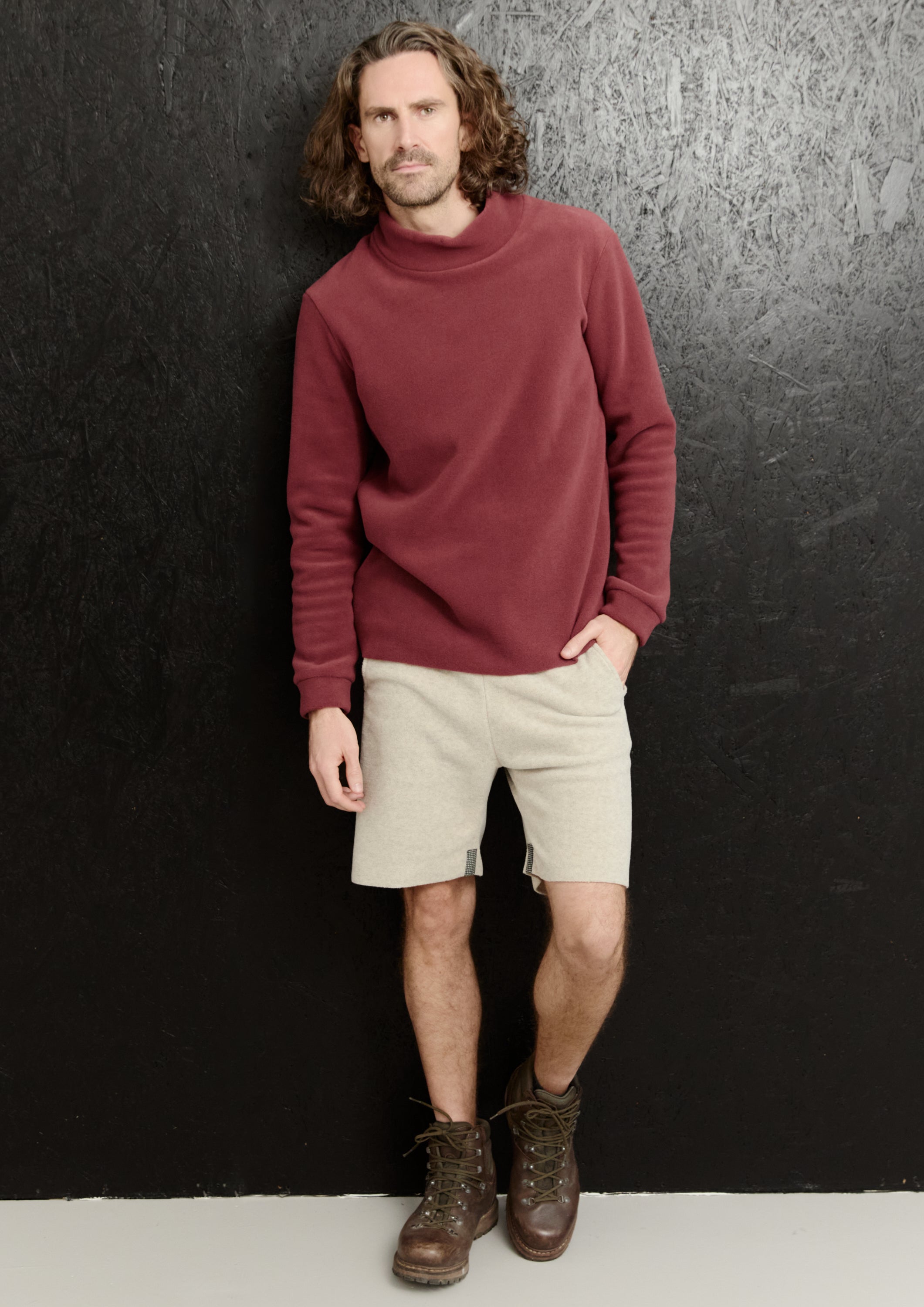 CARL BY STEFFENSEN COPENHAGEN SWEATER W/ HIGH NECK - 1031C BLOUSES & SWEATERS BORDEAUX 474