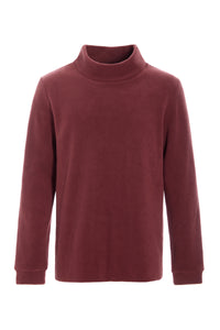 SWEATER W/ HIGH NECK - 1031C - BORDEAUX