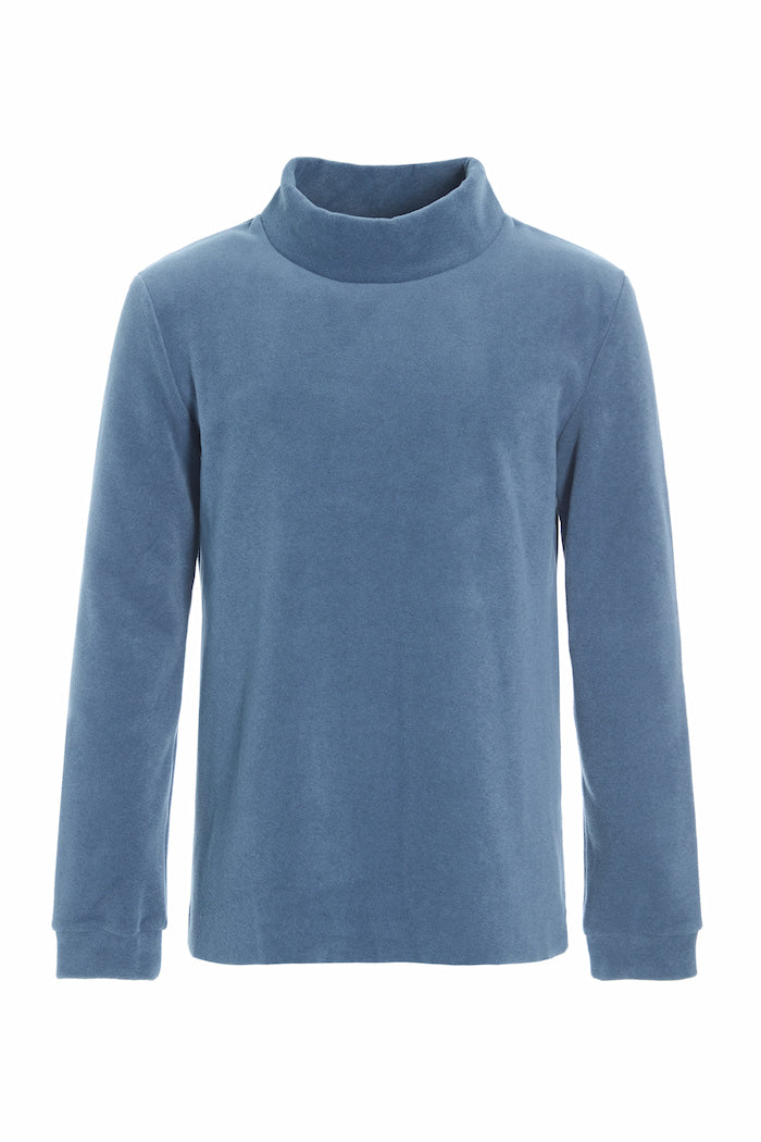 CARL BY STEFFENSEN COPENHAGEN SWEATER W/ HIGH NECK - 1031C BLOUSES & SWEATERS DUSTY BLUE 794