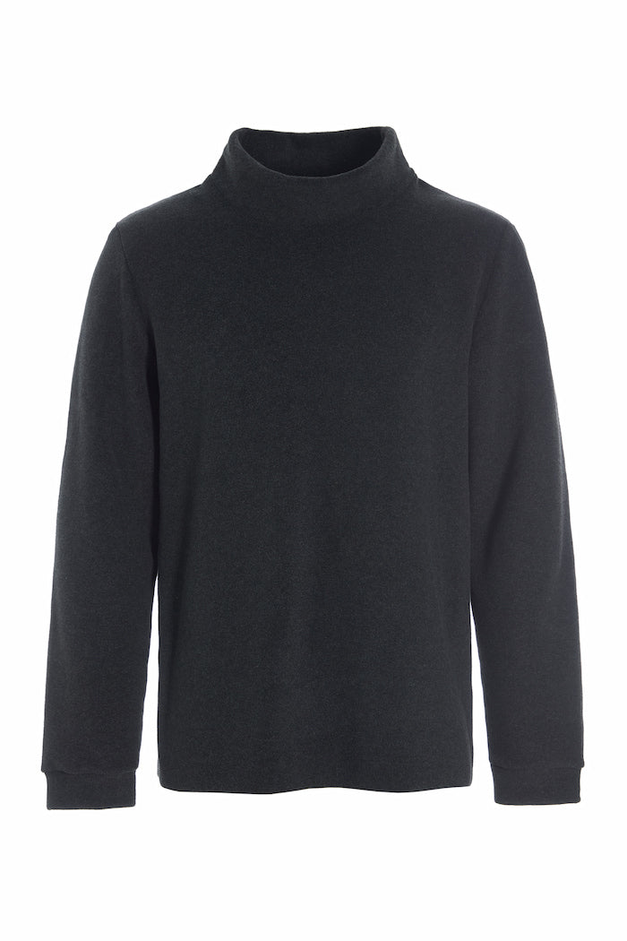 CARL BY STEFFENSEN COPENHAGEN SWEATER W/ HIGH NECK - 1031C BLOUSES & SWEATERS SOFT BLACK 914