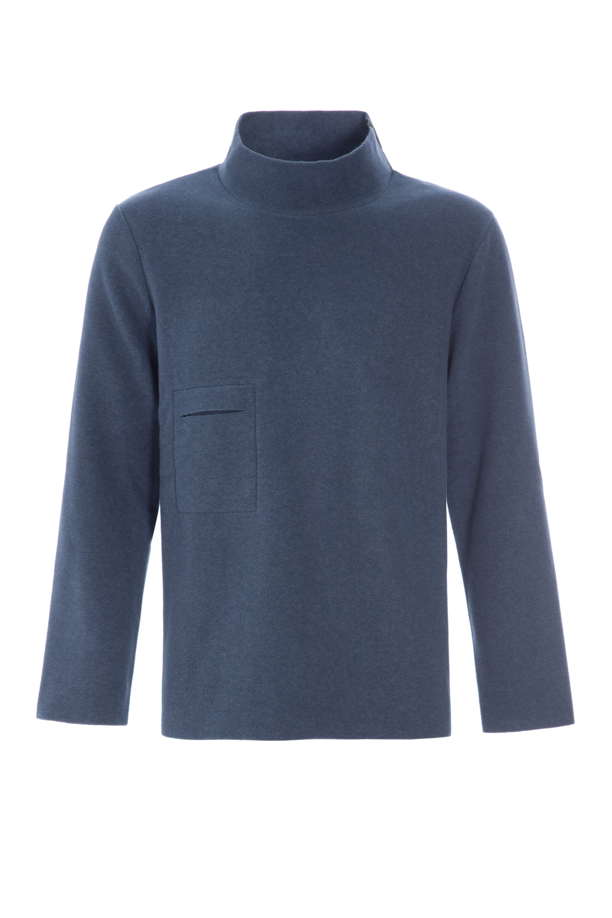 CARL BY STEFFENSEN COPENHAGEN SWEATER W/ TURTLE NECK - 1003C BLOUSES & SWEATERS BLUE 500