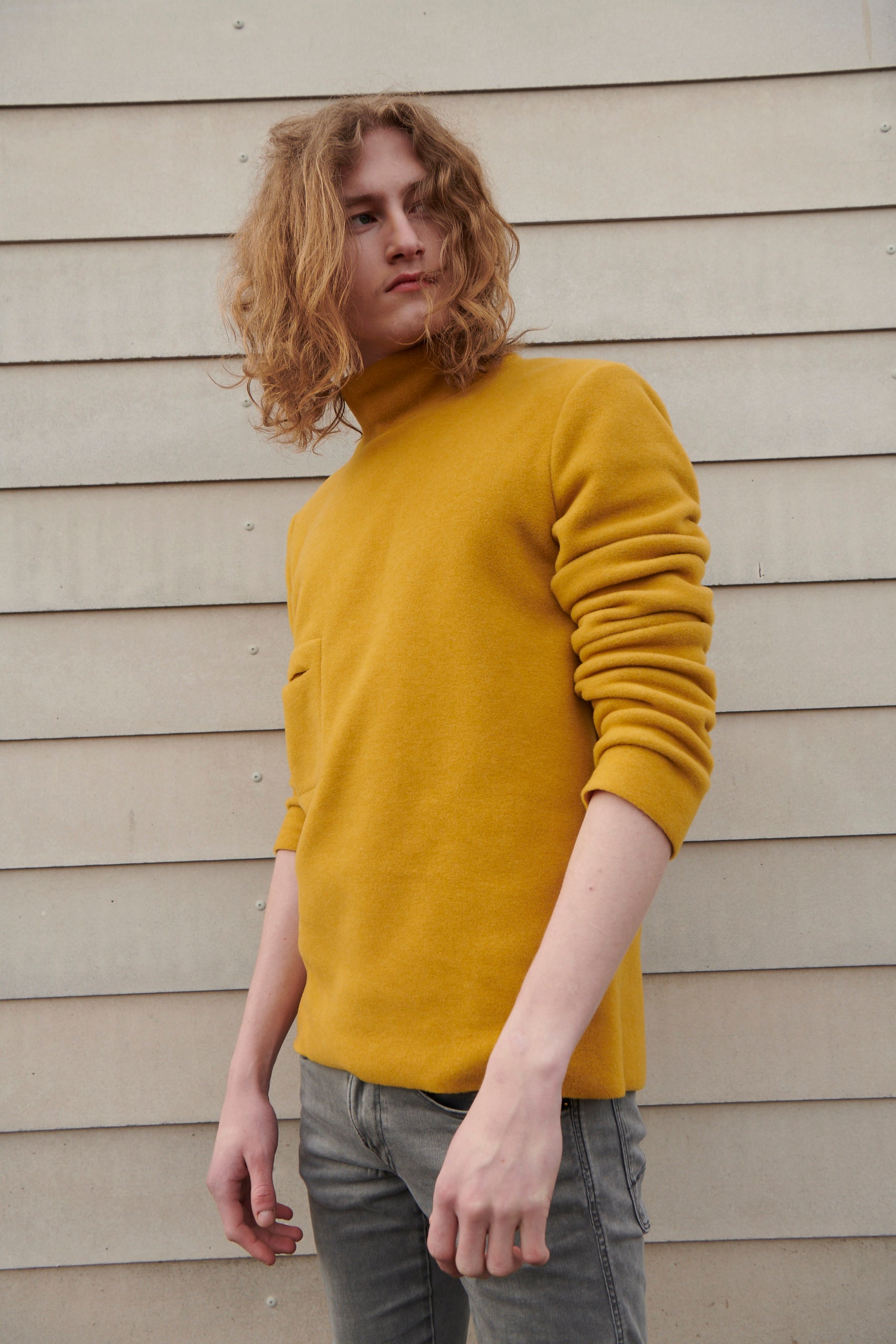 CARL BY STEFFENSEN COPENHAGEN SWEATER W/ TURTLE NECK - 1003C BLOUSES & SWEATERS CURRY 700