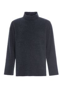 SWEATER W/ TURTLE NECK - 1003C - DEEP BLUE