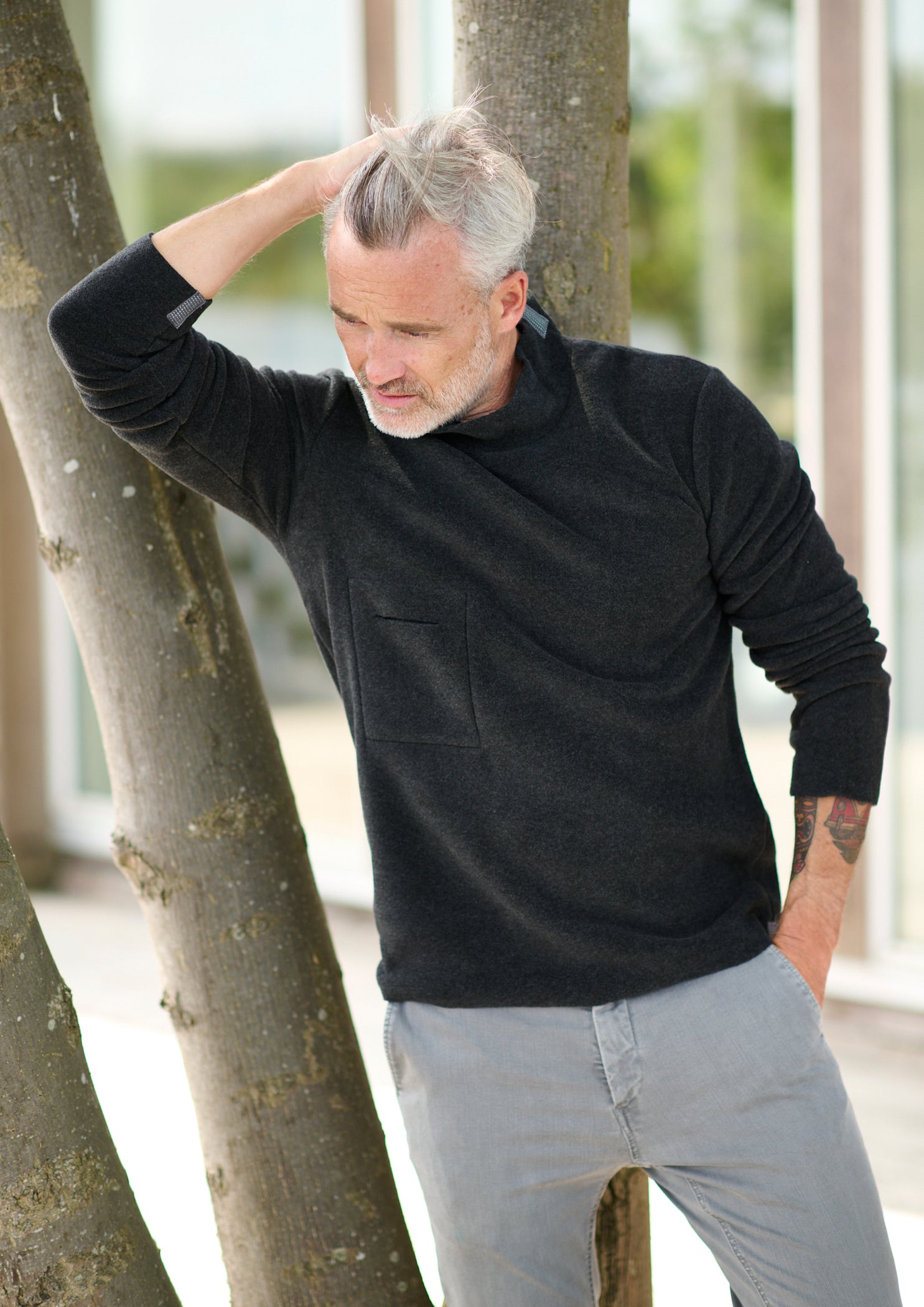 CARL BY STEFFENSEN COPENHAGEN SWEATER W/ TURTLE NECK - 1003C BLOUSES & SWEATERS SOFT BLACK 914