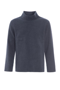 SWEATER W/ TURTLE NECK - 1003C - SOFT BLUE