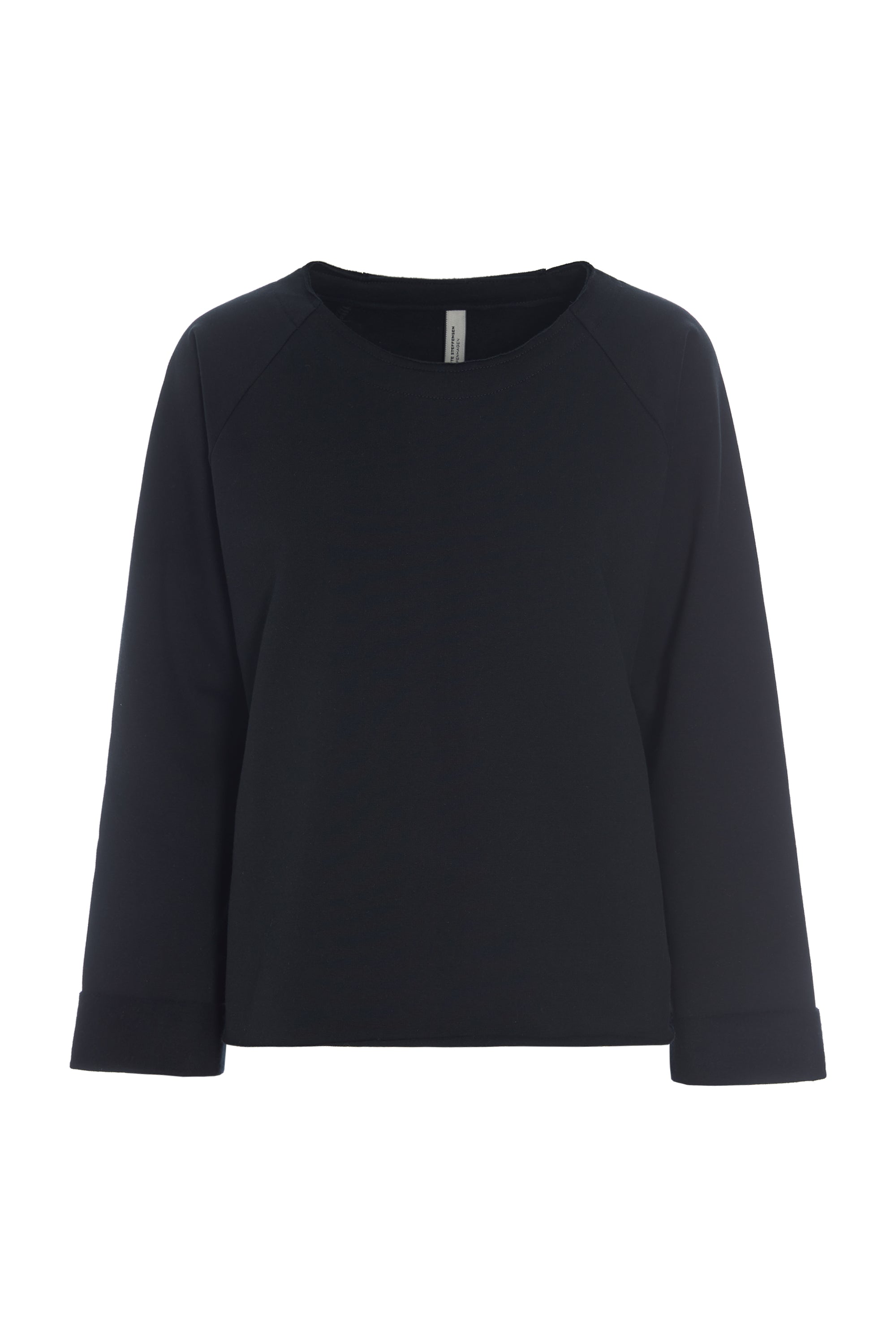 HENRIETTE STEFFENSEN COPENHAGEN SWEATSHIRT - 71017 BLUSER BLACK 900