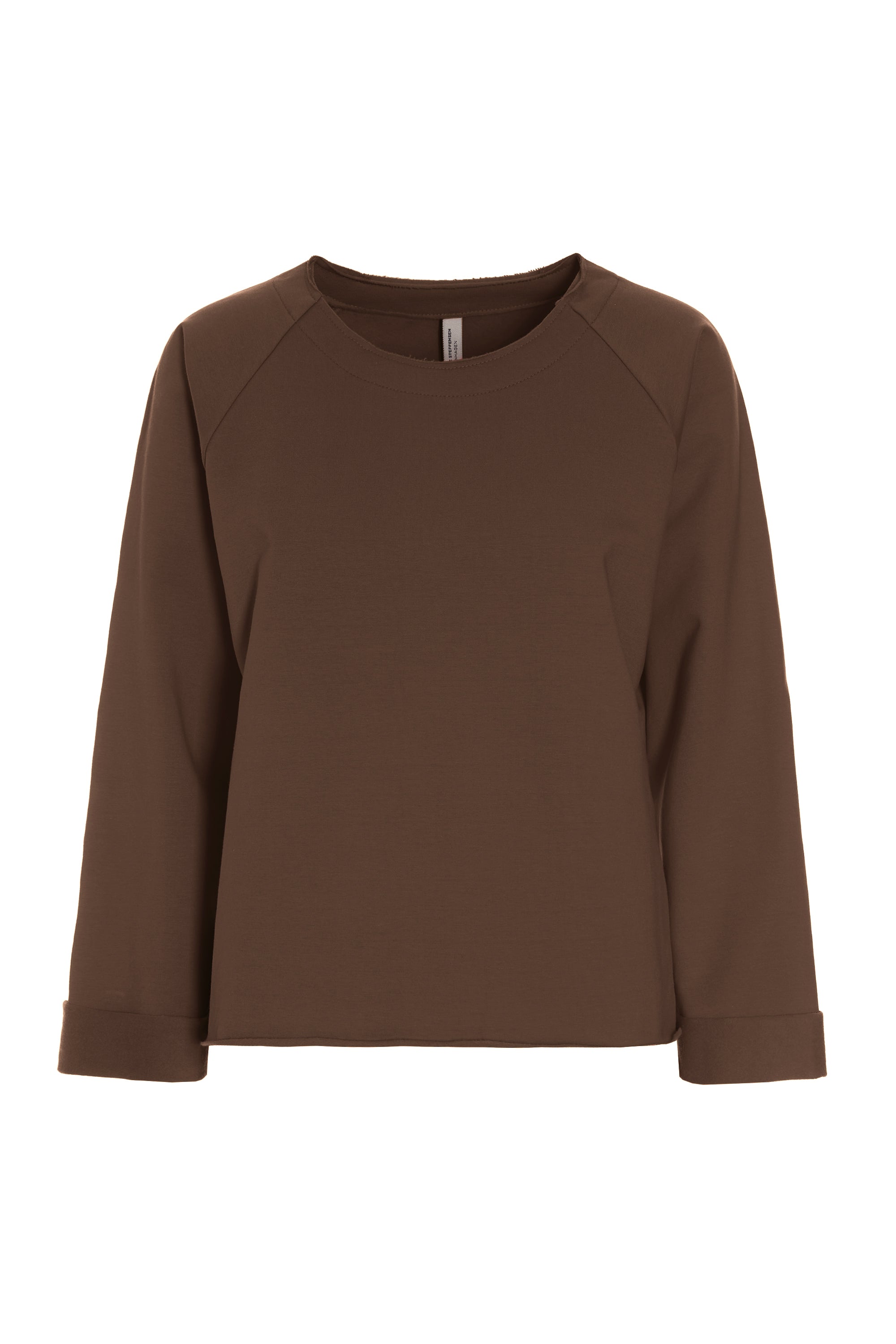 HENRIETTE STEFFENSEN COPENHAGEN SWEATSHIRT - 71017 BLUSER CHOKOLATE 844