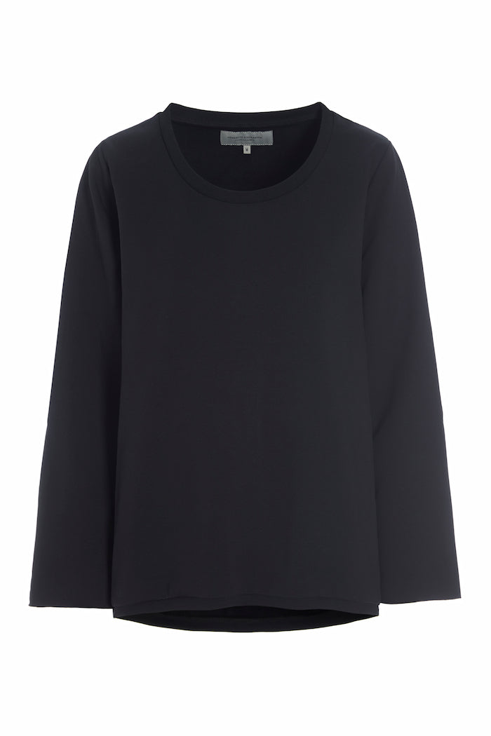 HENRIETTE STEFFENSEN COPENHAGEN SWEATSHIRT - 71605 BLUSER BLACK 900