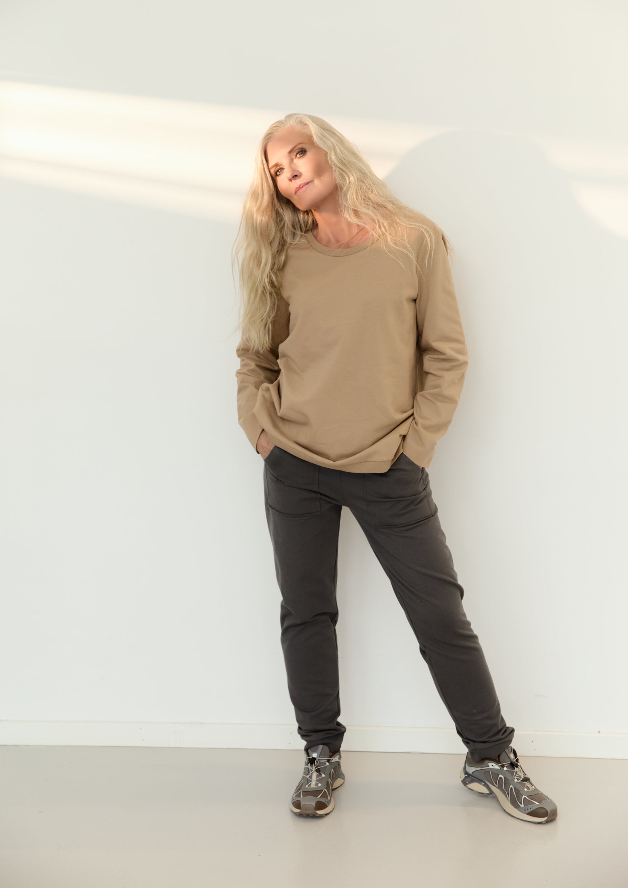 HENRIETTE STEFFENSEN COPENHAGEN SWEATSHIRT - 71605 BLUSER CAMEL 815