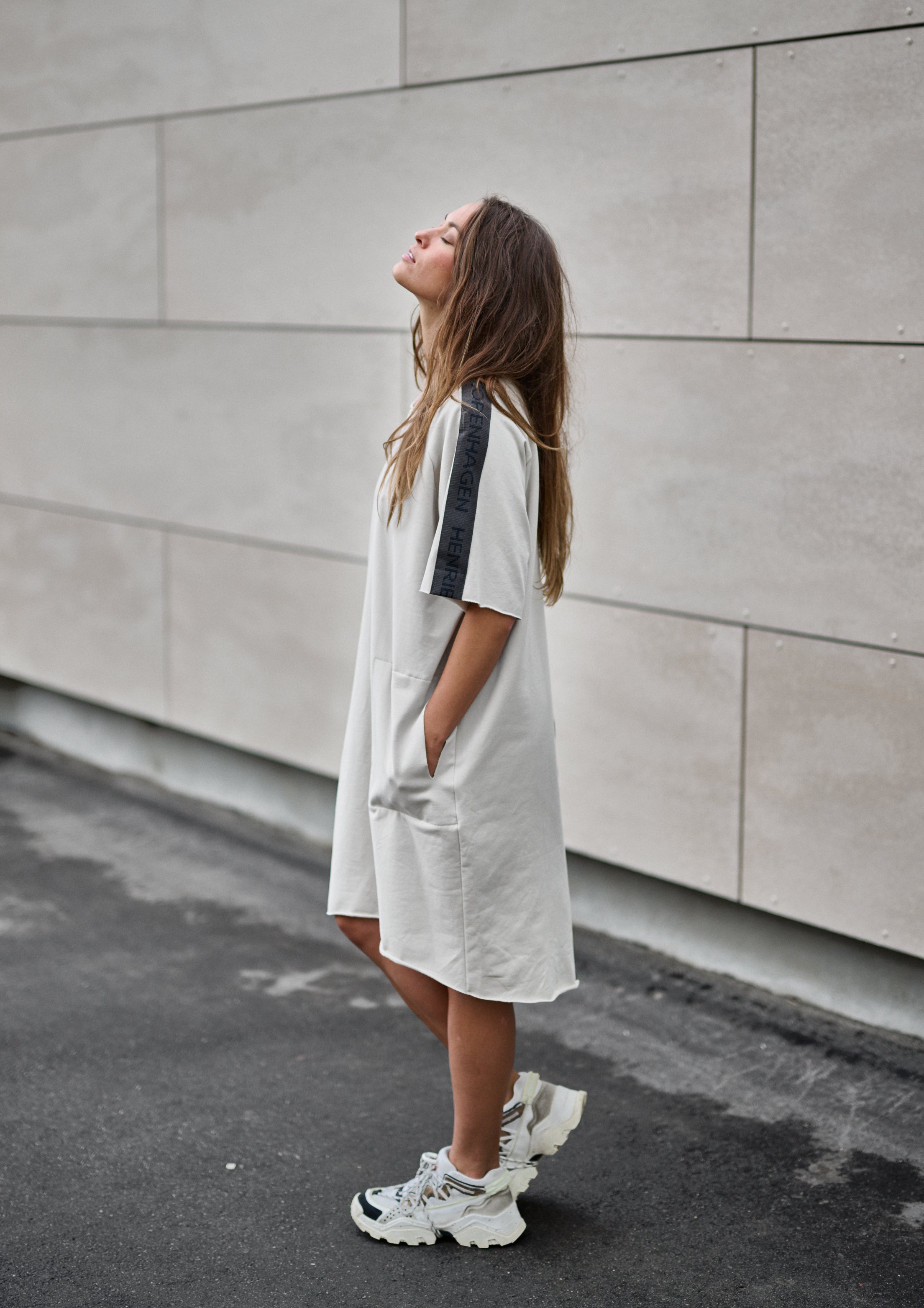 HENRIETTE STEFFENSEN COPENHAGEN SWEAT DRESS - 73002 KJOLER KIT 831