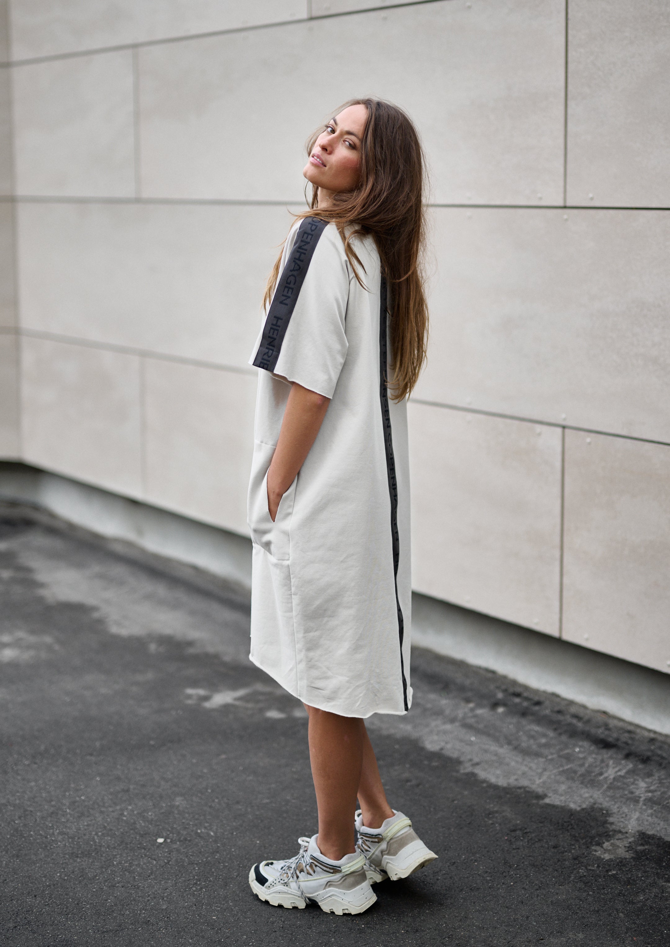 HENRIETTE STEFFENSEN COPENHAGEN SWEAT DRESS - 73002 KJOLER KIT 831