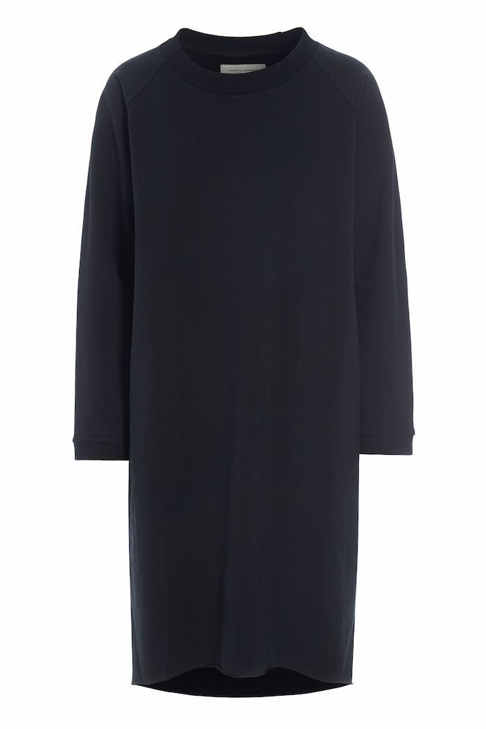 HENRIETTE STEFFENSEN COPENHAGEN SWEAT DRESS - 73004 KJOLER BLACK 900