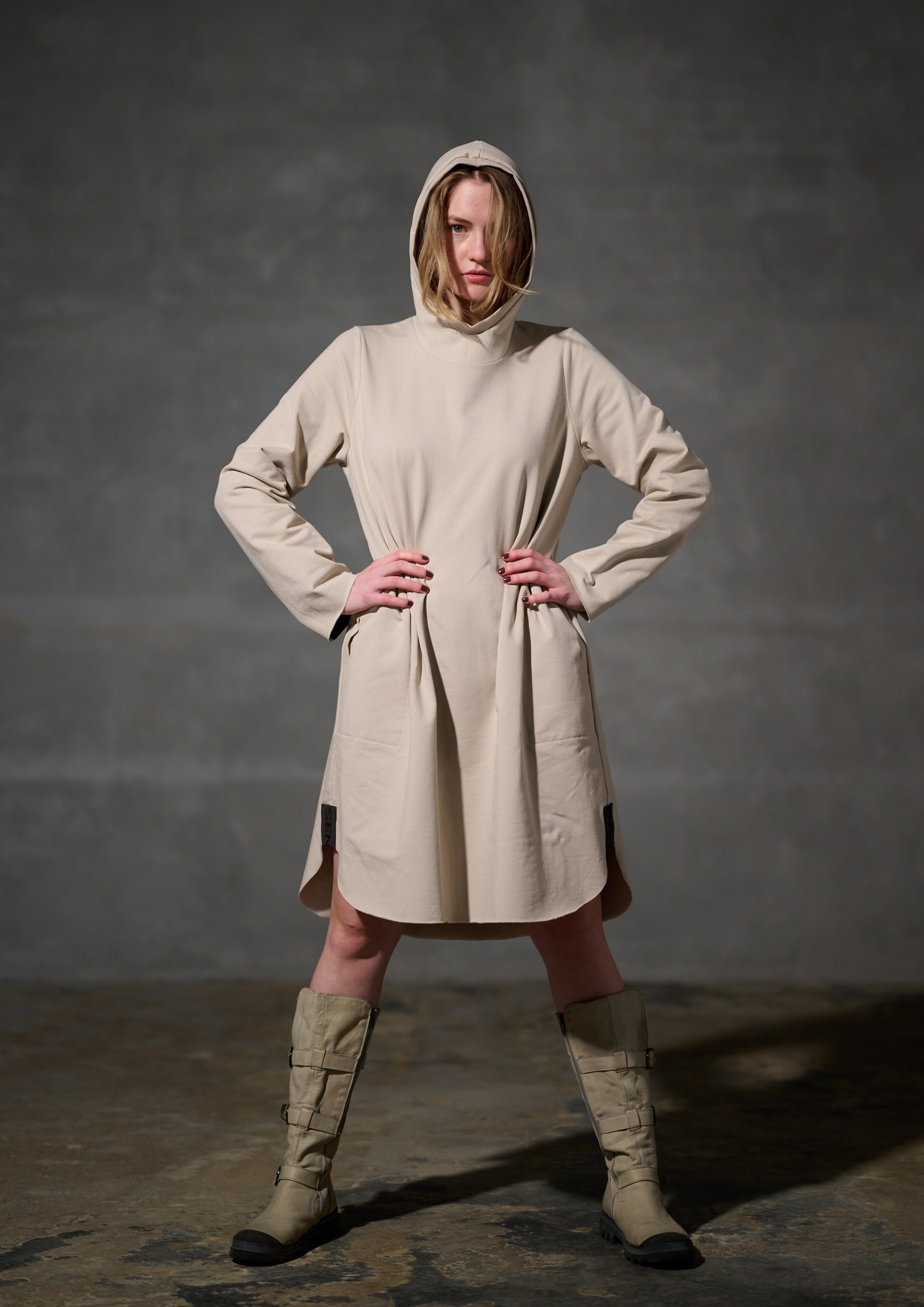 HENRIETTE STEFFENSEN COPENHAGEN SWEAT DRESS - 73011 KJOLER KIT 831