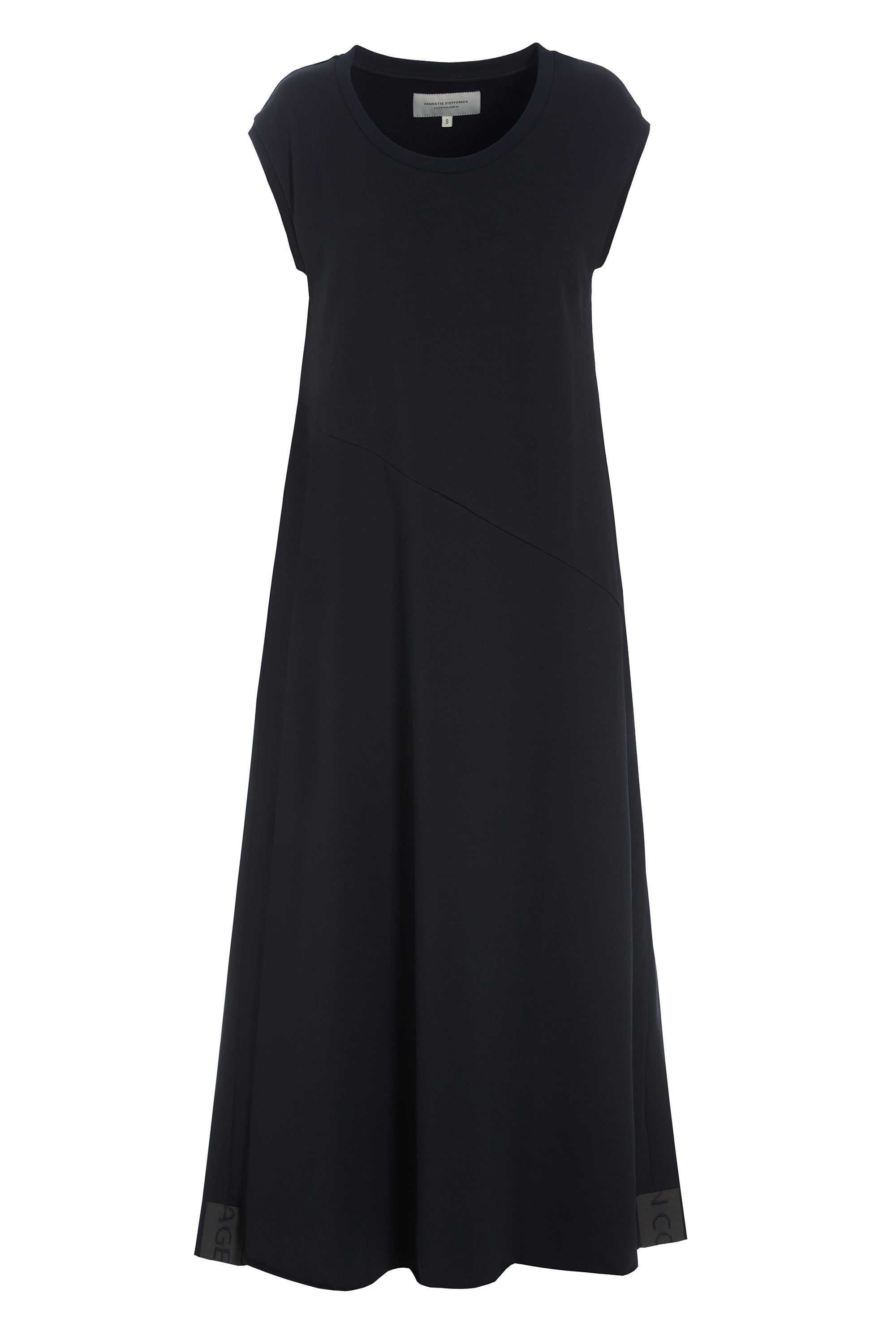 HENRIETTE STEFFENSEN COPENHAGEN SWEAT DRESS - 73405 KJOLER BLACK 900