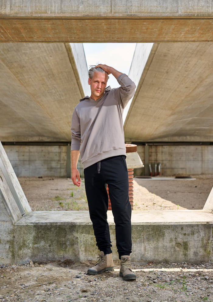 CARL BY STEFFENSEN COPENHAGEN SWEAT PANTS - 1033C BUKSER BLACK 900