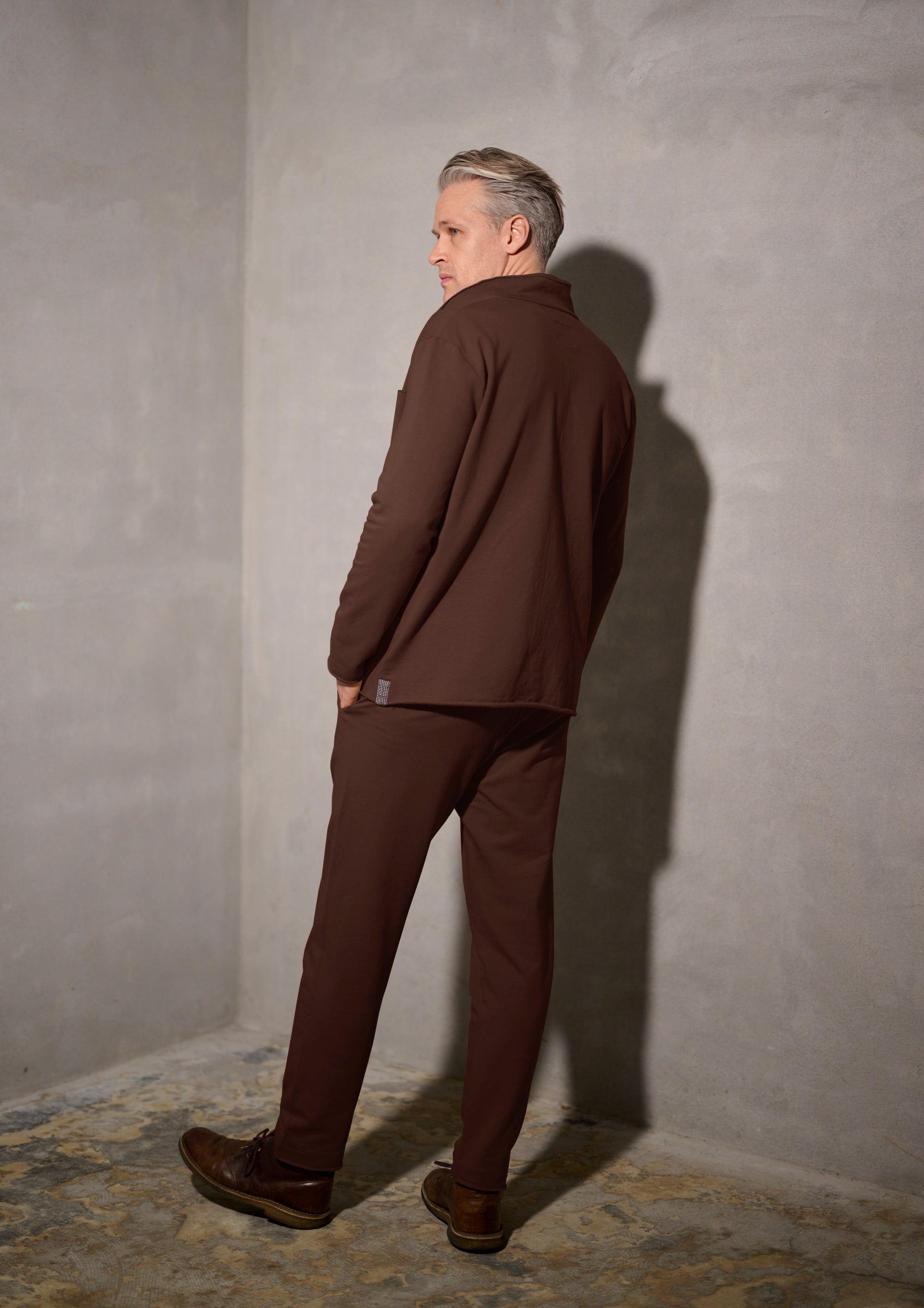 CARL BY STEFFENSEN COPENHAGEN SWEAT PANTS - 1047C JOGGING CHOCOLATE 844