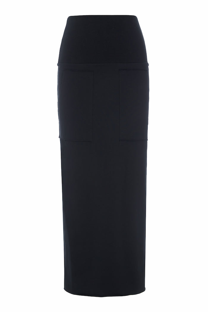 HENRIETTE STEFFENSEN COPENHAGEN SWEAT SKIRT - 73006 NEDERDELE BLACK 900