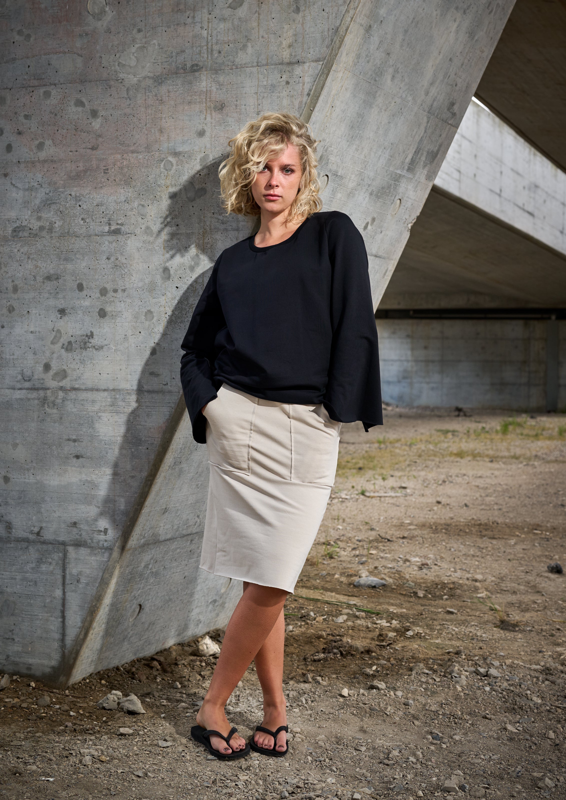 HENRIETTE STEFFENSEN COPENHAGEN SWEAT SKIRT - 73013  KIT 831