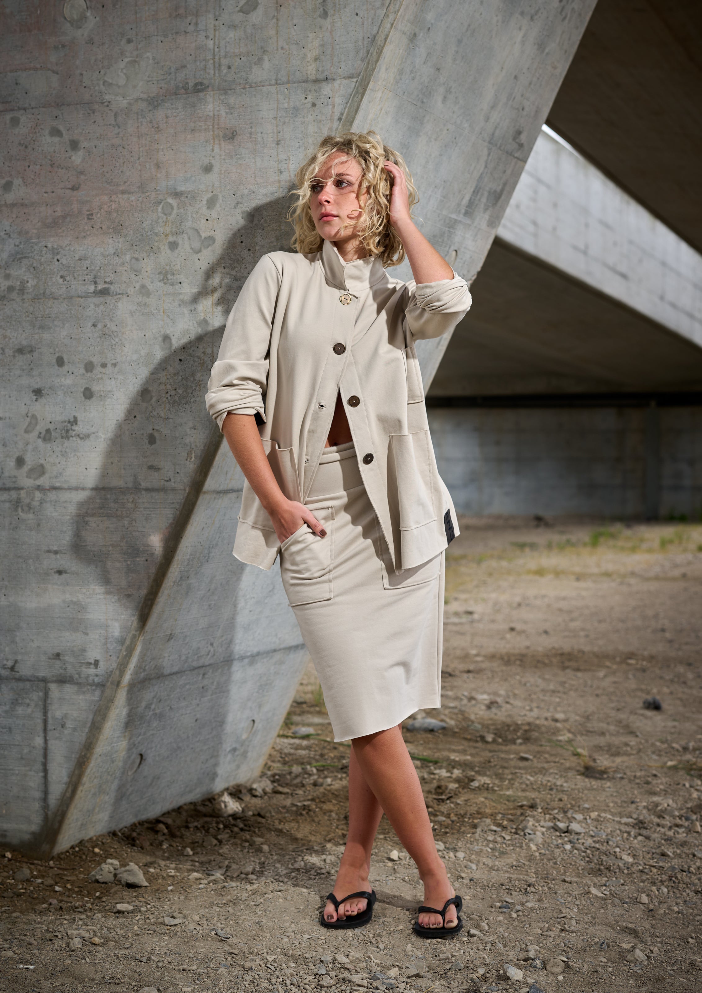 HENRIETTE STEFFENSEN COPENHAGEN SWEAT SKIRT - 73013 NEDERDELE KIT 831