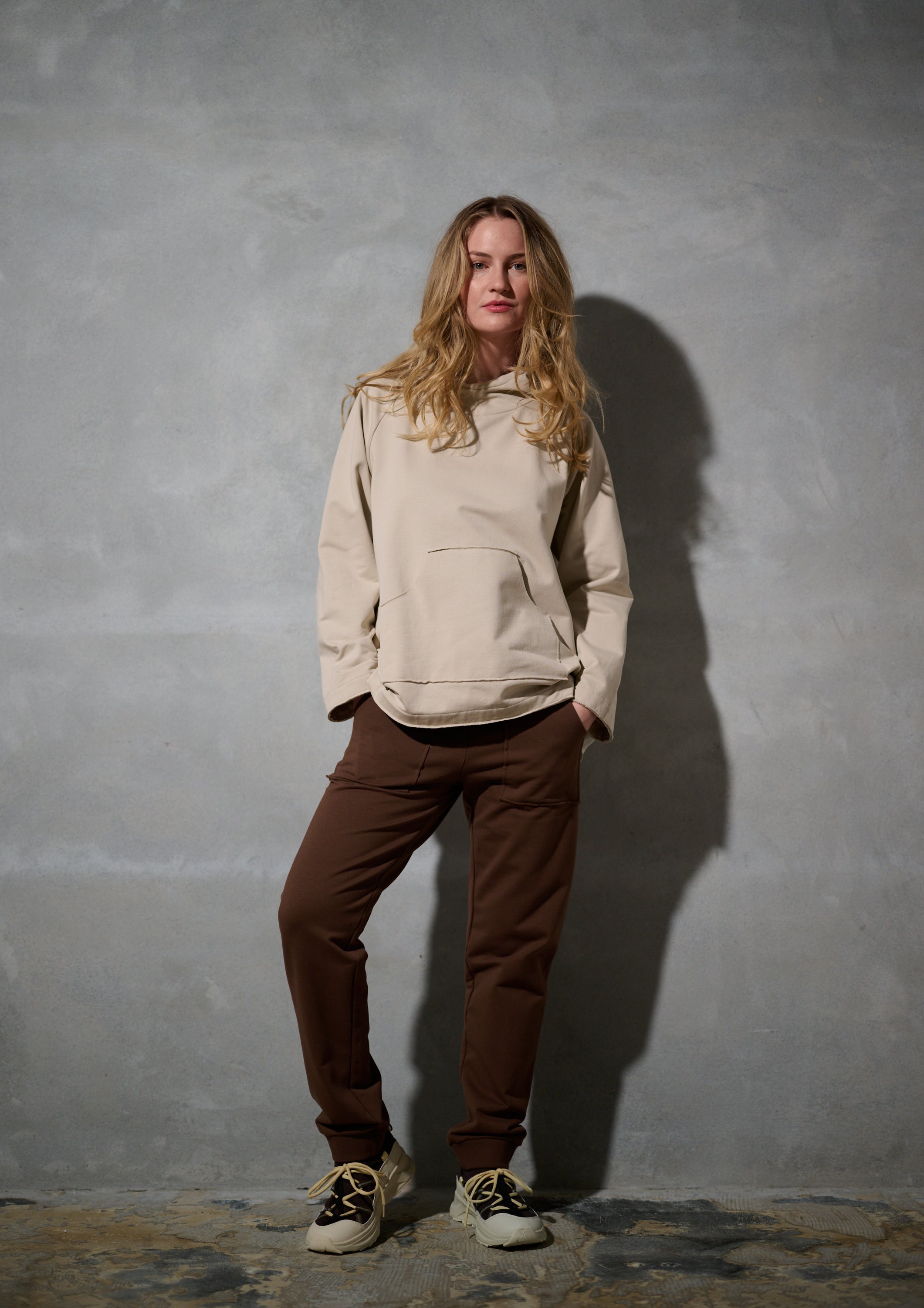 HENRIETTE STEFFENSEN COPENHAGEN SWEAT TROUSERS - 72011 BUKSER CHOCOLATE 844