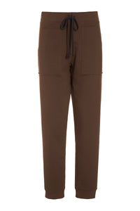 SWEAT TROUSERS - 72011 - CHOCOLATE