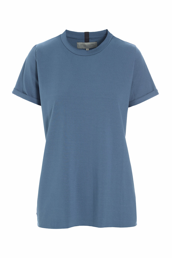 HENRIETTE STEFFENSEN COPENHAGEN T-SHIRT - 96048 T-SHIRTS DUSTY BLUE 794