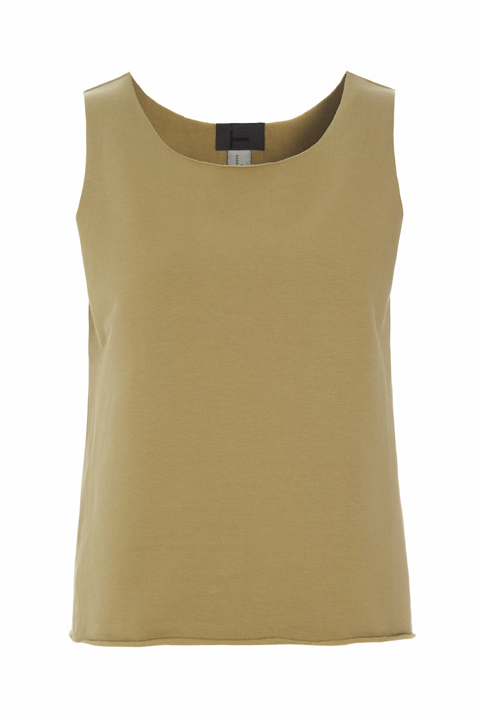 HENRIETTE STEFFENSEN COPENHAGEN TANK TOP - 71011 BLUSER OLIVE 655